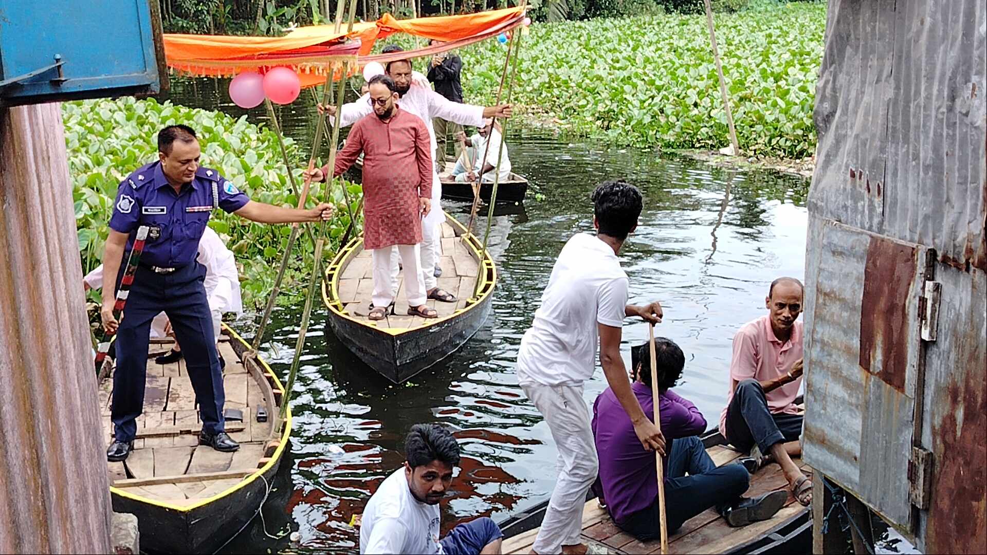 রায়পুরে ডাকাতিয়া নদী পরিস্কার অভিযান উদ্বোধন