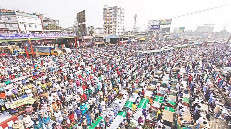 দেশের বৃহত্তম জুমার জামাত আজ